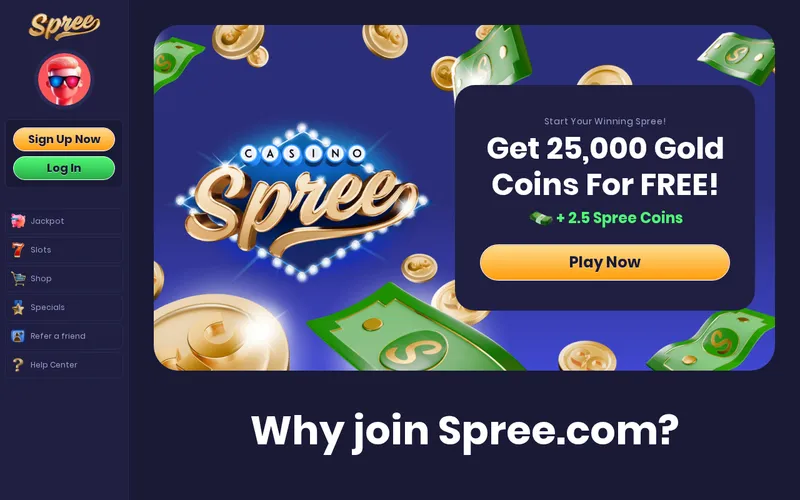 Screenshot of the Spree homepage at spree.com, captured October 2026
